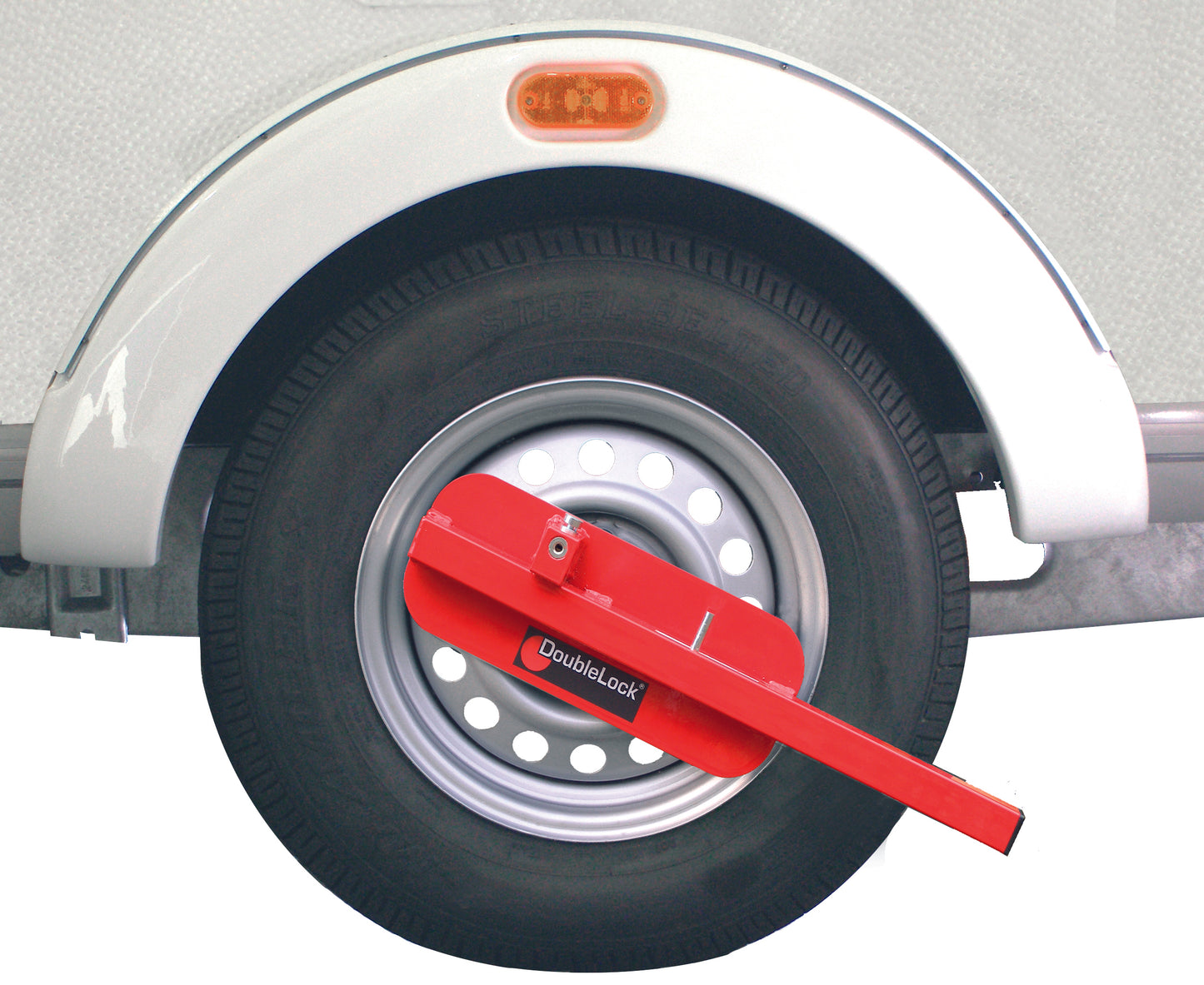 DoubleLock Wheel Clamp Buffalo RED SCM
