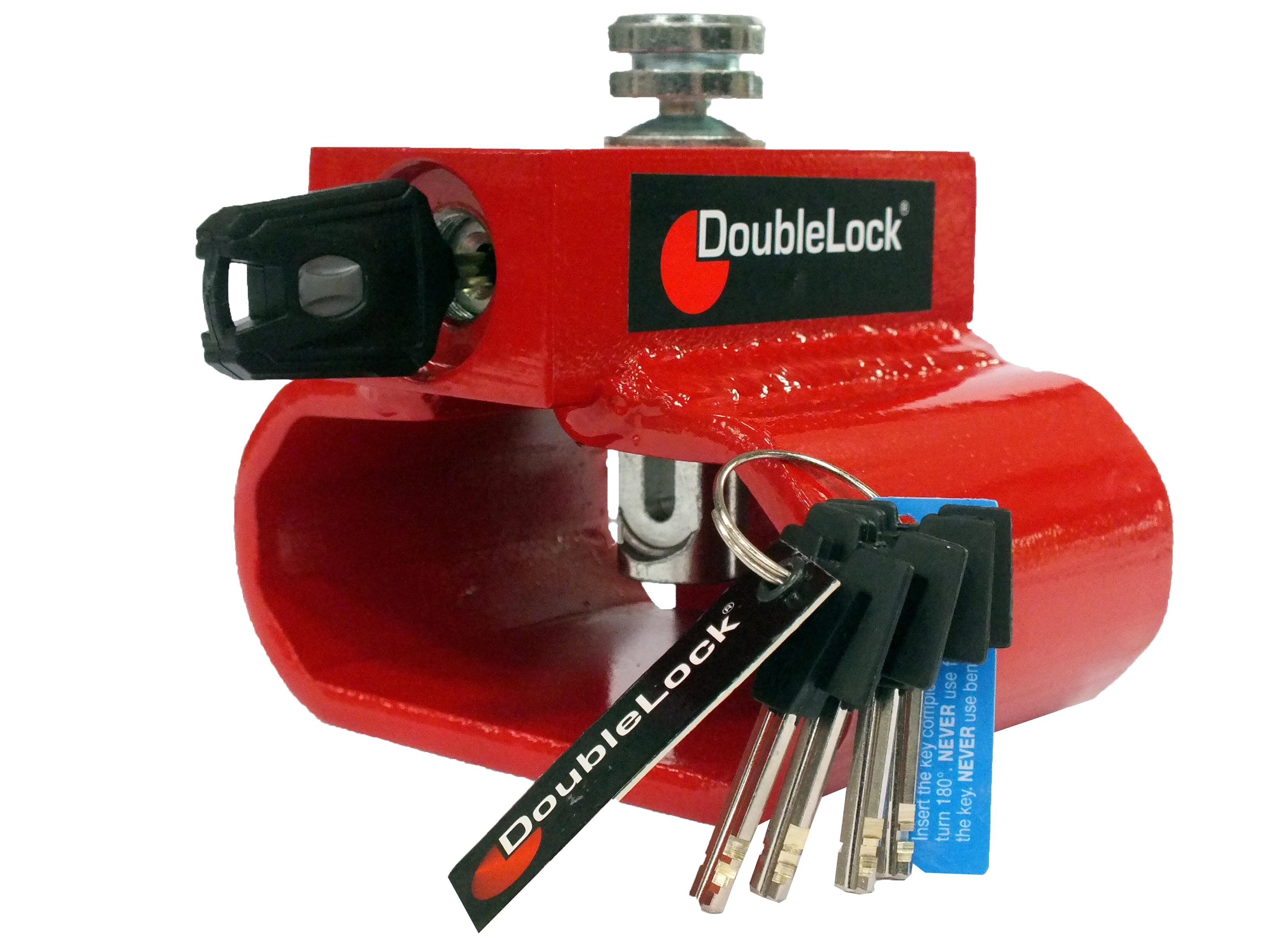 DoubleLock aanhangerslot Triangle Lock RED SCM